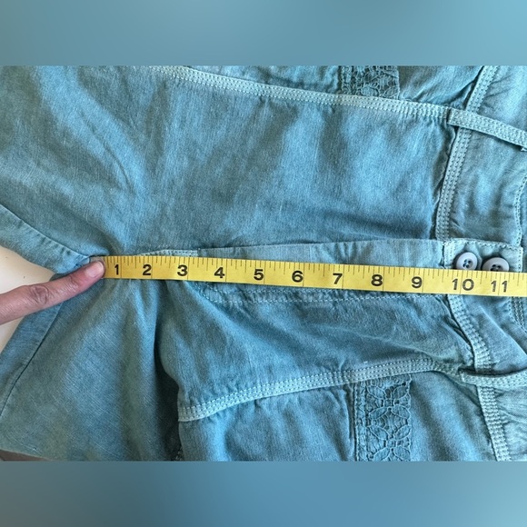 Sundance Linen Cotton Femme Voyager Cargo Lace Pants - Picture 7 of 12